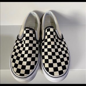 Checkered Van’s, Women’s size 7.5.